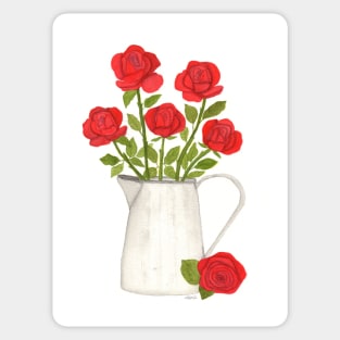 Roses are Red :-) Sticker